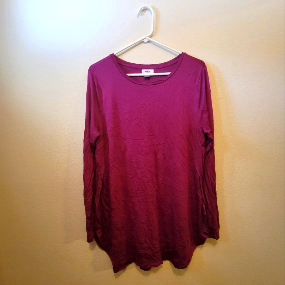 EUC Magenta Old Navy Tunic Size L